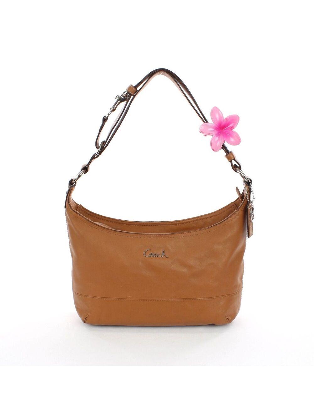 Coach Tan Leather East West Shoulder Bag F17489